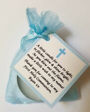 FIRST HOLY COMMUNION CANDLE FAVOURS GIFTS - GUEST FAVOURS Christening / Baptism 