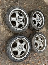 RIAL 8x17j 5x120 Dished Alloys Tyres 225/45/17 BMW E36 E46 Contour Style Et38