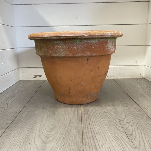Large vintage terracotta pot - x-large,