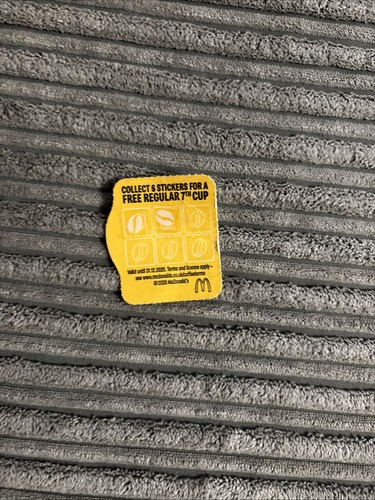 Mcdonald coffee sticker - coffee,