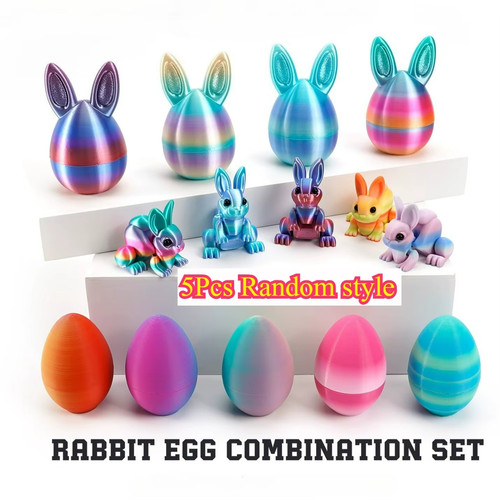 Printed easter rabbit - 3d,
