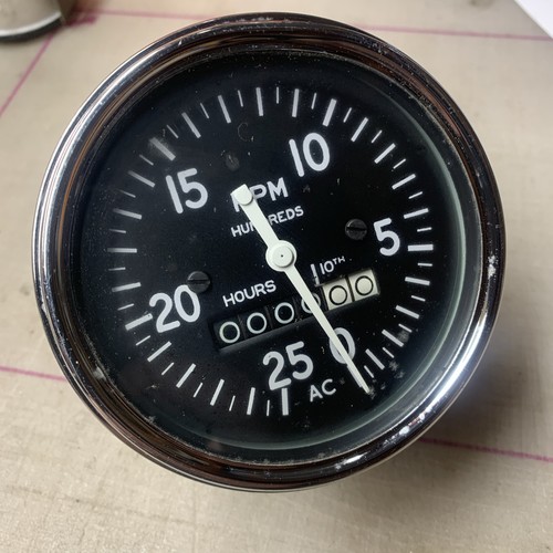 Rpm hourmeter tachometer - ac,