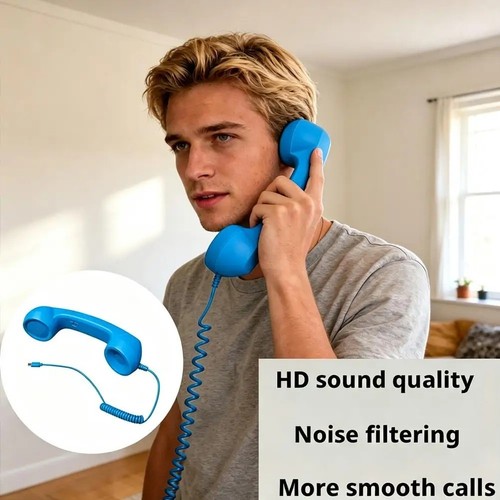 Retro telephone handset - telephone, for