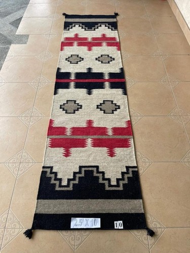 Red southwestern navajo kilim - navajo,