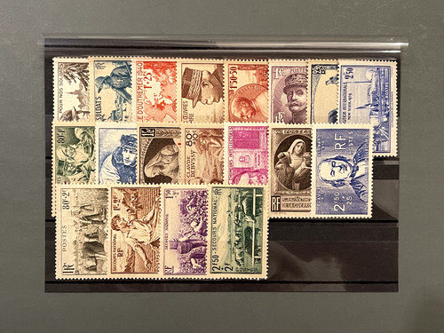France stamps complete - stamps,