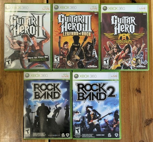 Lot guitar hero rock - guitar,