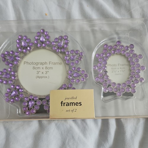 Vintage jewelled purple frames - vintage,