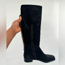 Stuart Weitzman black suede