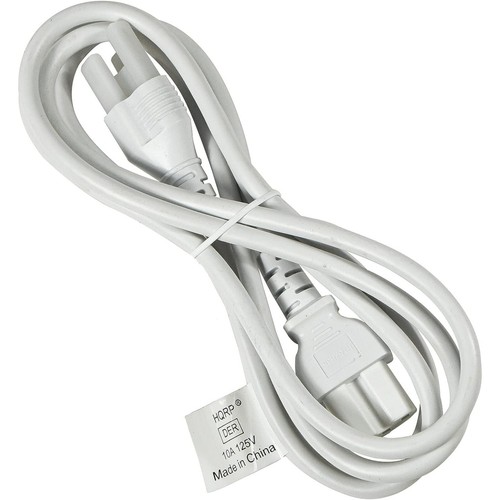 Hqrp 6ft white power cord - white,