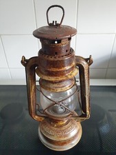 Old Lantern FEUERHAND 225 MEDIUM ORETRO  Kerosene Antique Lamp Germany 