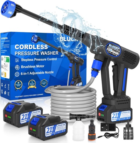 Cordless pressure washer - pressure, 6