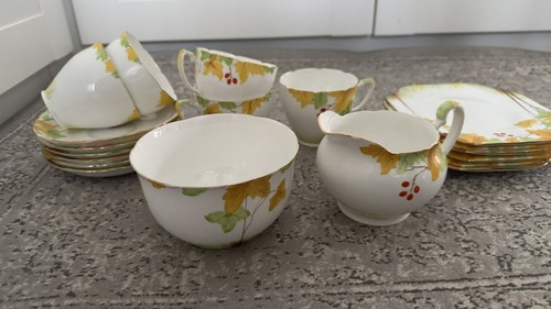 Royal grafton handpainted cups - royal,