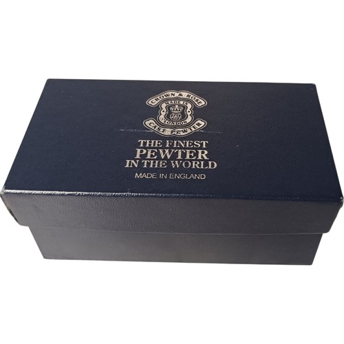 Crown rose pewter napkin - &,