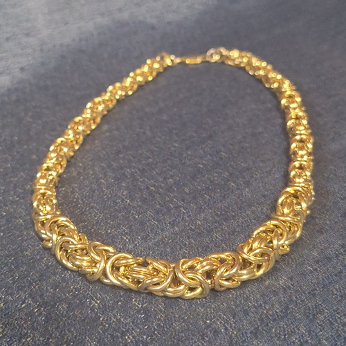 Byzantine chain necklace - necklace, metal