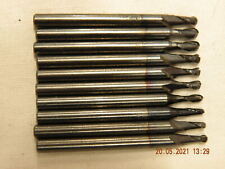 x10 off 2mm Carbide ballnosed cutters excellent for drilling broken drills taps