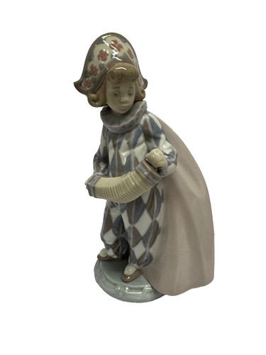 Lladro harlequin boy - lladro,