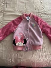 Girls Disney jacket/cardigan Minnie mouse front sleeves Glitter Net Age 2yrs