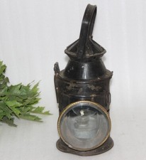 Antique Iron Lamp Lantern Original Old Hand Crafted