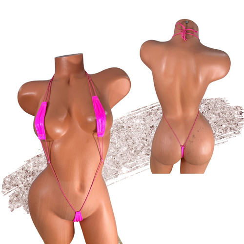Hot pink patent leather - patent,