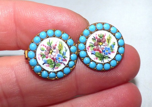 Edwardian turquoise enamel - edwardian,