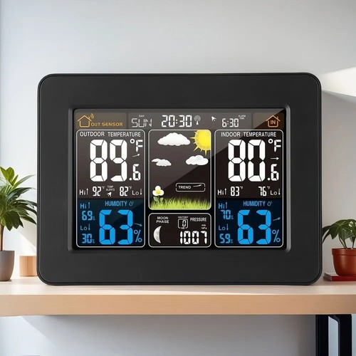 Weather station with - station, msf