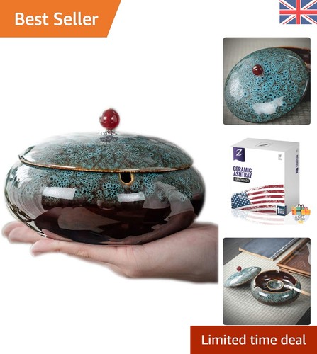 Elegant ceramic ashtray with - ceramic,