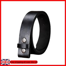 38mm Mens Leather Belt Light