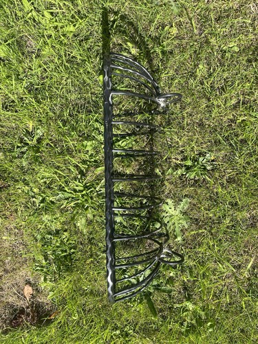 Black wrought iron trough - wrought,