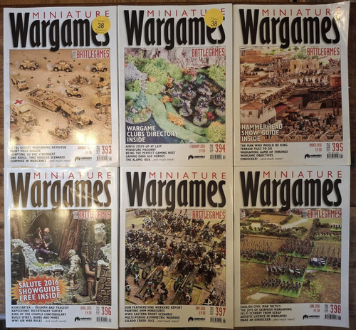 Miniature wargames magazine