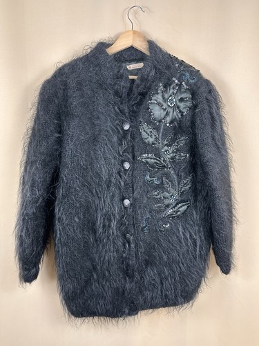 Vintage hand knitted - hand, mohair