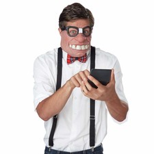 Geeked Out Nerd 1950s Cartoon