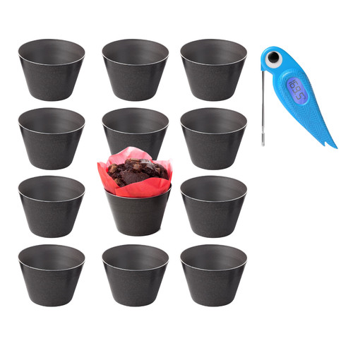12x aluminium pudding moulds - 12x,