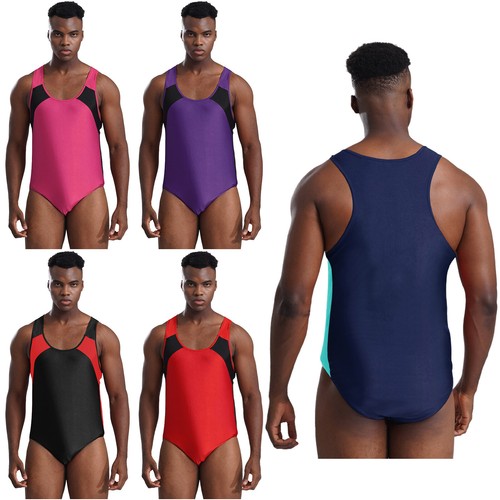 Men sleeveless one piece - uk,