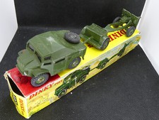 Dinky Toys 697 25 Pounder Field Gun Set - Plastic wheel hubs and later Box