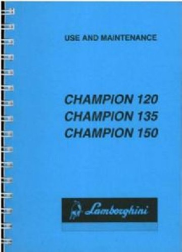 Lamborghini tractor champion - tractor,
