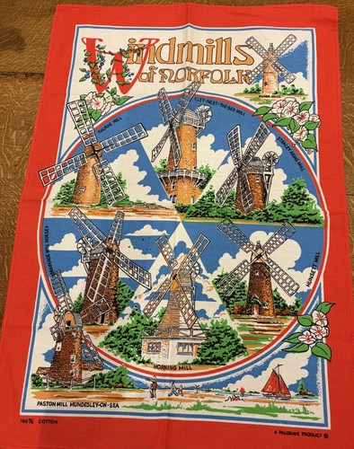 Vtg souvenir tea towel - souvenir,