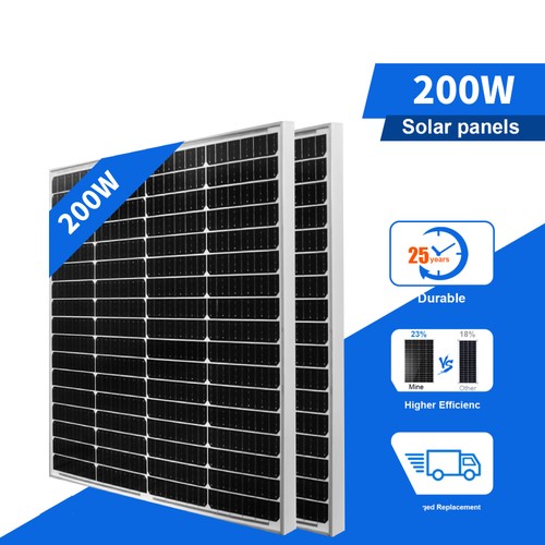 200w solar panel 12v high - 200w,
