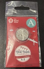?EXTREMELY RARE ?2018 10p Ten Pence Letter A - A-Z Coin BUNC Royal Mint Card