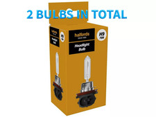 HALFORDS - H9 709 Car Headlight Bulb Pack (2 BULBS IN TOTAL) - NEW.