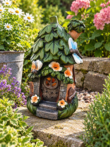 Garden fairy flower dragonfly - garden,