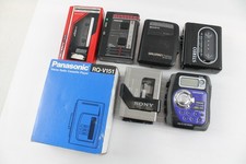 Portable Cassette Players Collection Toshiba Sanyo Panasonic Sony Walkman WM 2  