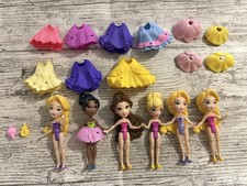 6 Disney Mini Princess Dolls