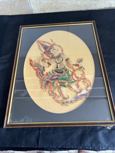 Vintage thai hand painted - vintage,