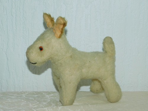 Antique dog terrier probably - dog,