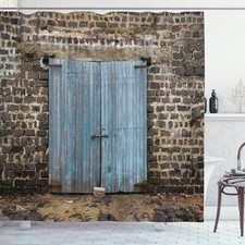 Stone Wall of Old Barn with