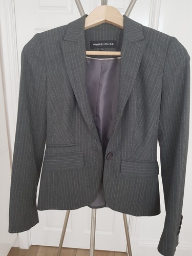 Warehouse grey striped blazer