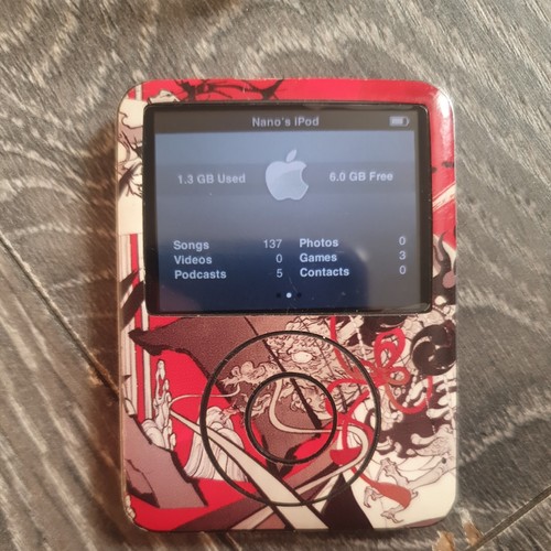 Black apple ipod nano 3rd - black,