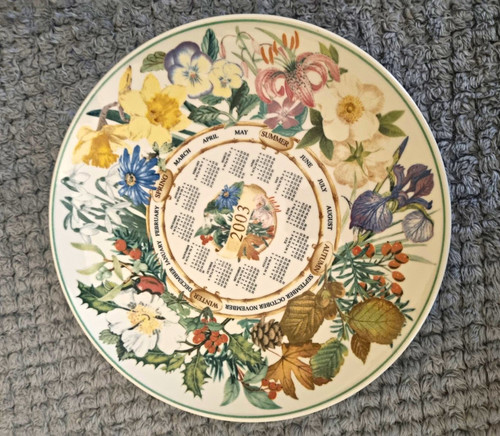 Wedgwood 2003 calendar - wedgwood, plate
