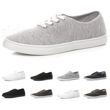 Mens canvas trainers plimsoles