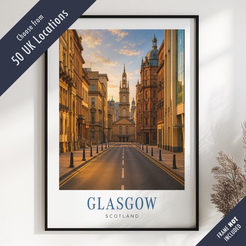 British travel poster print - british,